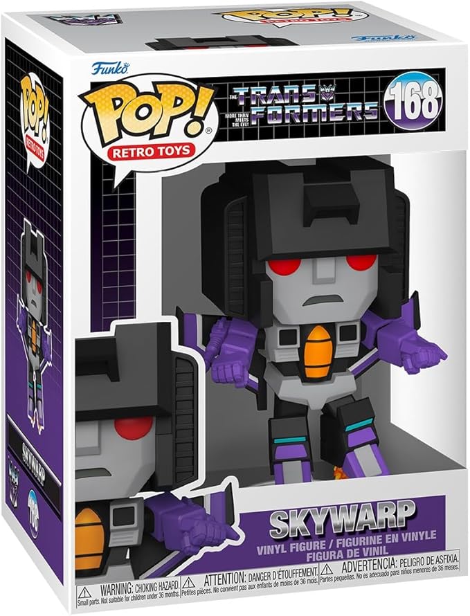 Funko Pop! Retro Toys: Transformers - Sky Warp - 1/6 Odds for Rare Chase Variant Thundercracker - Collectable Vinyl Figure - Gift Idea - Official Merchandise - Toys for Kids & Adults