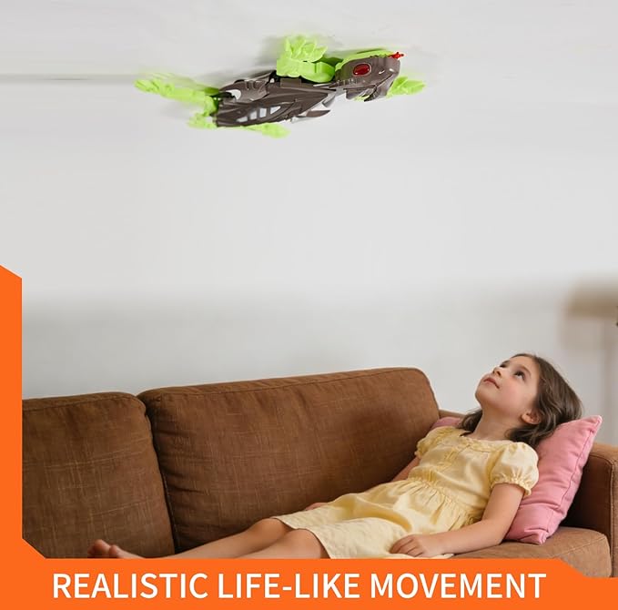 RC Lizard Wall Climbing Toy – Remote Control Robotic Gecko Kids Toys with LED Lights, Wall-Crawling Action, Battery Operated, for Boys and Girls Ages 6 and up