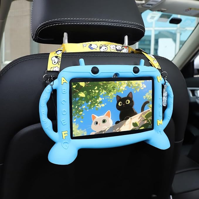 Kids Tablet, 7 inch Tablet for Kids 3-10, Educational Learning Toddler Tablet Android 11, 3GB RAM+32GB ROM Storage, Google Play YouTube (Blue)
