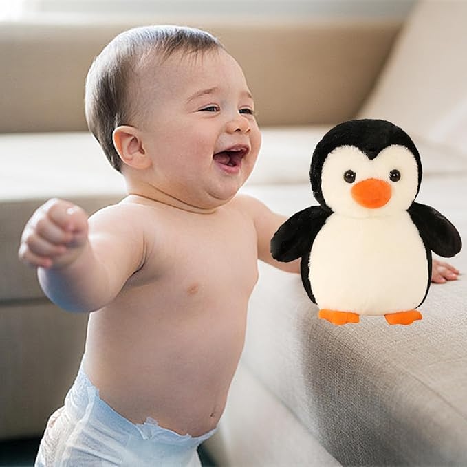 8.6" Penguin Stuffed Animals Plush Doll Kids Boys Girls Animal (Penguin)