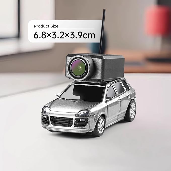 WL 1/64 FPV RC Mini Car with 3-Speed Modes, APP-Controlled Fully Proportional Mini Climbing Vehicle Model (RTR Version)