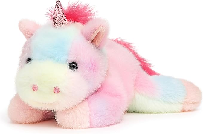Adorable Rainbow Unicorn Stuffed Animal Soft Unicorn Plush Toy Cute Birthday Gifts for Boys Girls Kids Toddlers