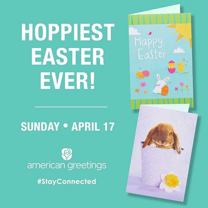 American Greetings 50-Count Lunch Napkins, Easter Party Supplies
