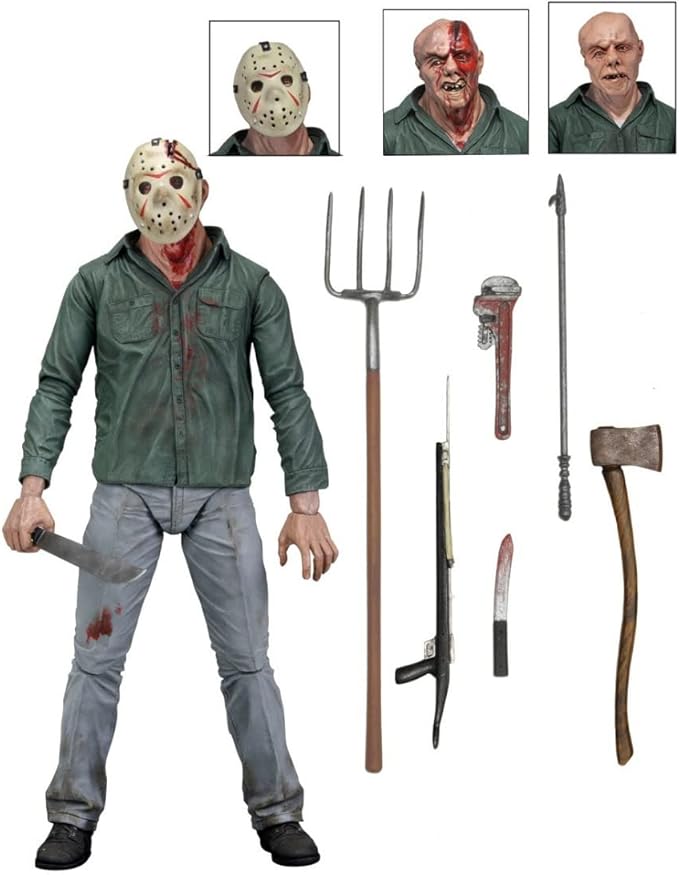 NECA Collectible Friday The 13th Scale Part 3 Jason Ultimate 7" Scale Action Figure