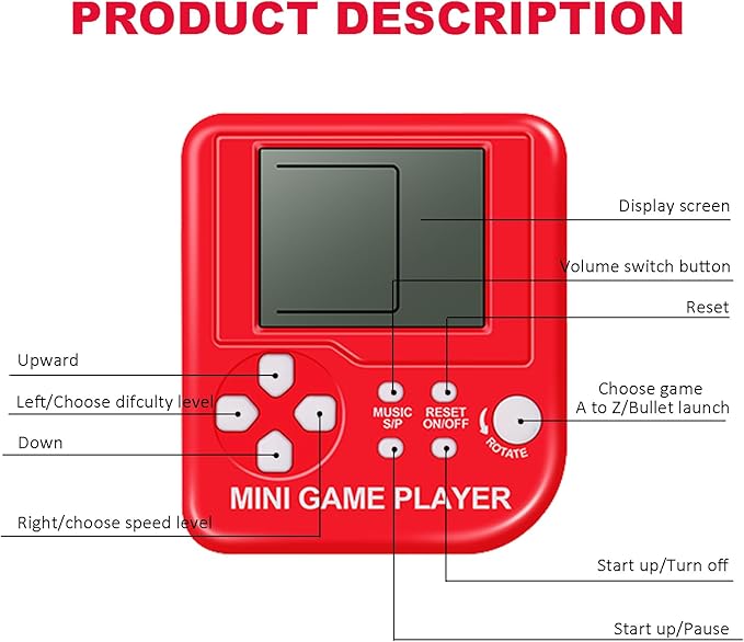 24 Pack Video Game Party Favors for Kids Video Game Keychain Video Game Birthday Party Supplies