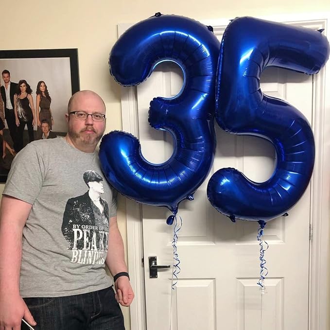 Number 23 Balloons 32 Balloons 40 Inch Navy Blue Decorations for Birthday Party, Engagement, Wedding, Celebrations, Graduations, Photo Shoot