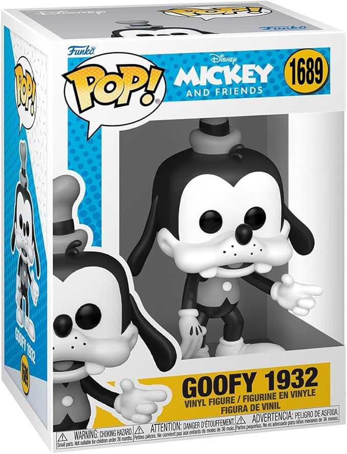 Funko Pop! Disney: Goofy Through The Ages - Goofy 1932 - Collectable Vinyl Figure - Gift Idea - Official Merchandise - Toys for Kids & Adults - Disney Fans - Model Figure for Collectors and Display