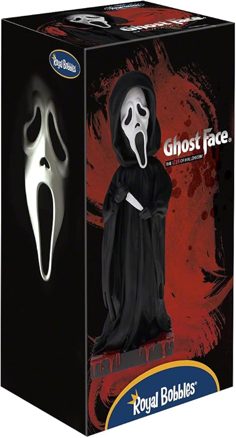 Royal Bobbles Ghost Face Collectible Bobblehead Statue