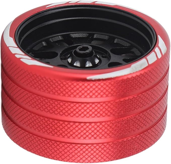 Lightweight Aluminum Alloy Remote Control Handwheel with Simulation Disc for NB4 RC Car - Enhance Performance & (A Type)