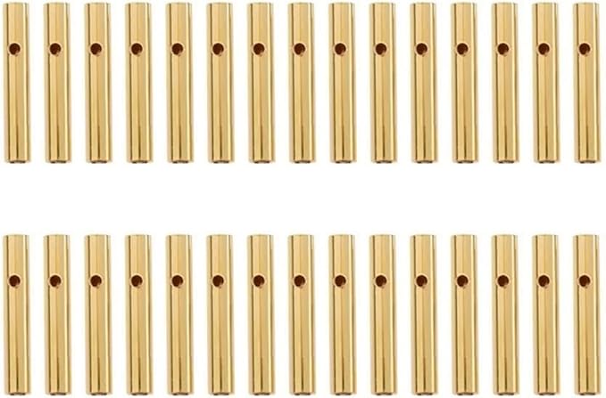 20Pairs 2.0mm Gold Plated Male and Female 2mm Bullet Banana Connectors Plugs for DIY RC Battery ESC Motor