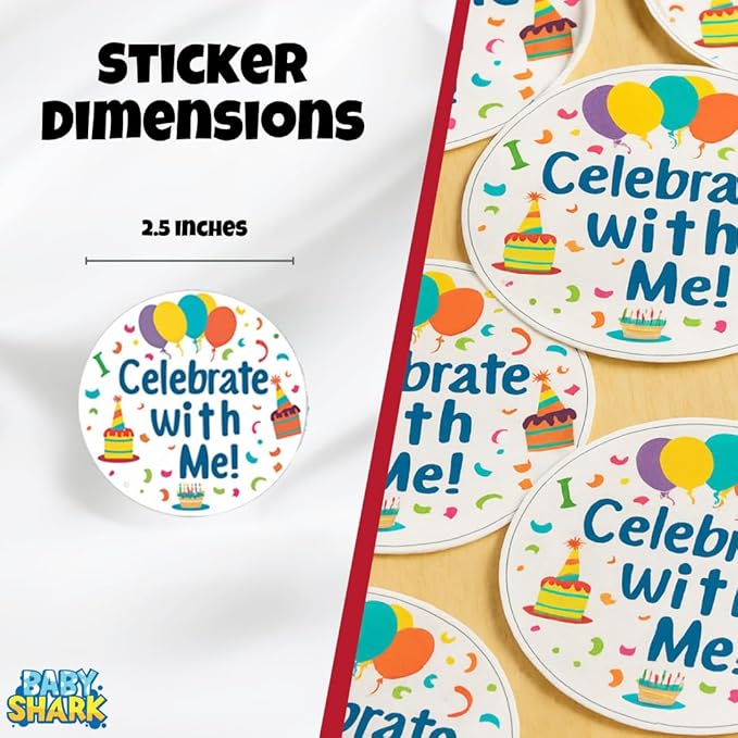Unique Baby Shark - Party Hats, Blowouts & Sticker Bundle | Officially Licensed | 8 Hats, 8 Blowouts & 1 Sticker Sheet | Birthday Party Supplies Set | Baby Shark Decorations & Favors for Boys & Girls