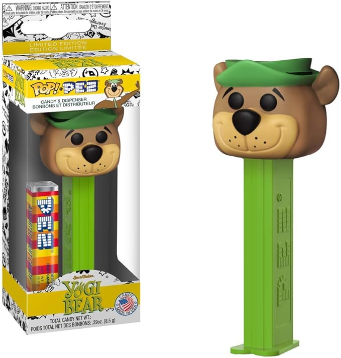 Funko Pop Pez: Hanna Barbera - Yogi Bear (Styles May Vary) Collectible Figure, Multicolor