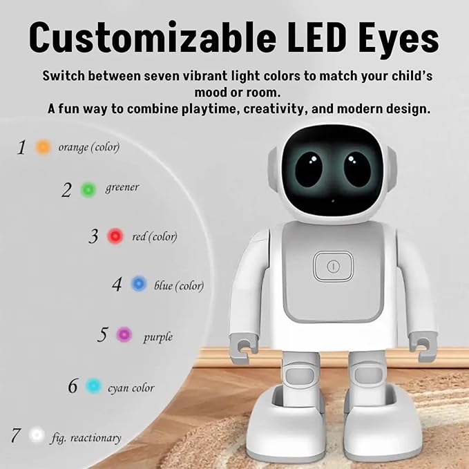 SmartyBot Smart Interactive Robot Toy – Programmable & App-Enabled STEM Robot for Kids, Voice & Motion Control, Educational Coding & Play, for Ages 5+