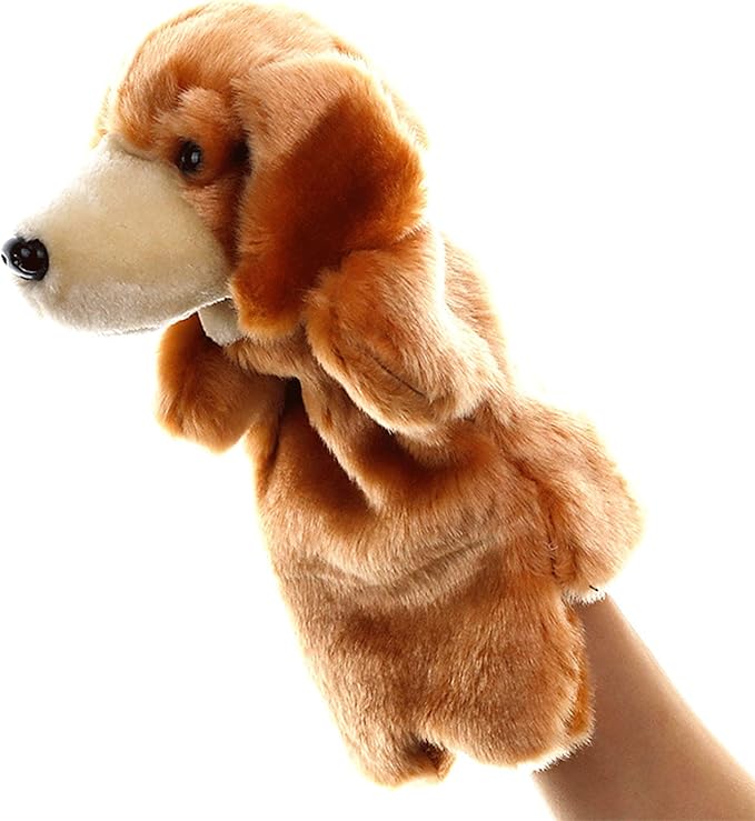 RIY Hand Puppet - Farm Animals Friends Educational Puppets Dog