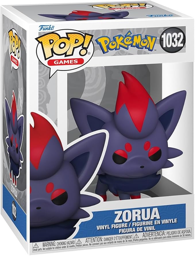 Funko Pop Games: Pokemon - Zorua - Collectable Vinyl Figure - Gift Idea - Official Merchandise - Toys for Kids & Adults - Video Games Fans - Model Figure for Collectors and Display