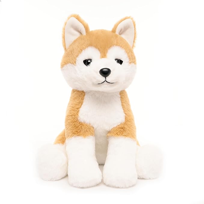 Japanese Akita Shiba Stuffed Animal Plush Toy, 13 inches