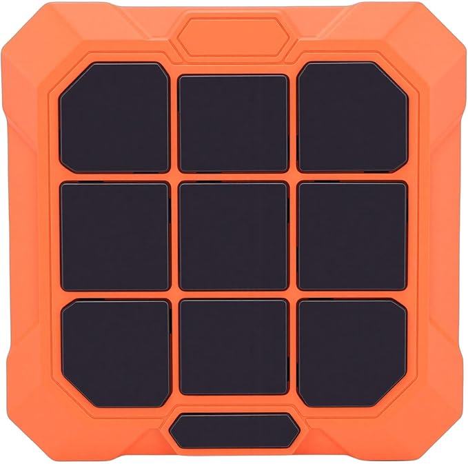 Handheld Toe Game, 6 in 1 Electronic Rechargeable Kids Game with Silent Mode and Multiple Modes for 6 12 Years Old Boys Girls Adults (Orange)