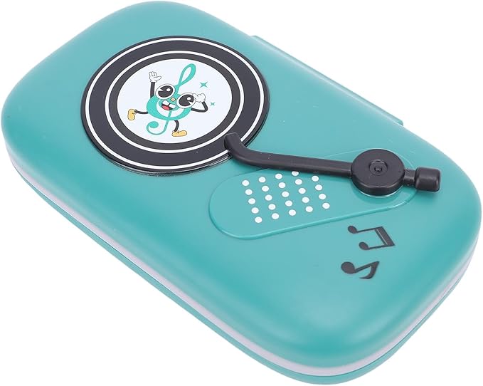 Focket Music Rhythm Game Machine, 6 Levels Electronic Reaction Button Game Machine with Music and Light for Kids 3 to 16 Years (Green)