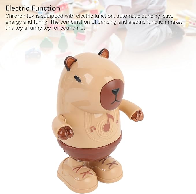 Electric Dancing Toy with Light and Music, Fashionable Design, Safe Material, Automatic Dancing, Suitable for Children