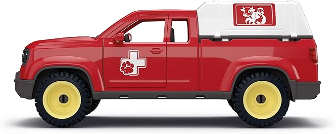 Schleich Farm World - 29 PC Veterinarian, Truck and Cow Figurine with Accessories Playset - Farm Animal Toys for Boys and Girls - Vet Animal Hospital Play Set for Toddlers and Kids Ages 3+ | 42727
