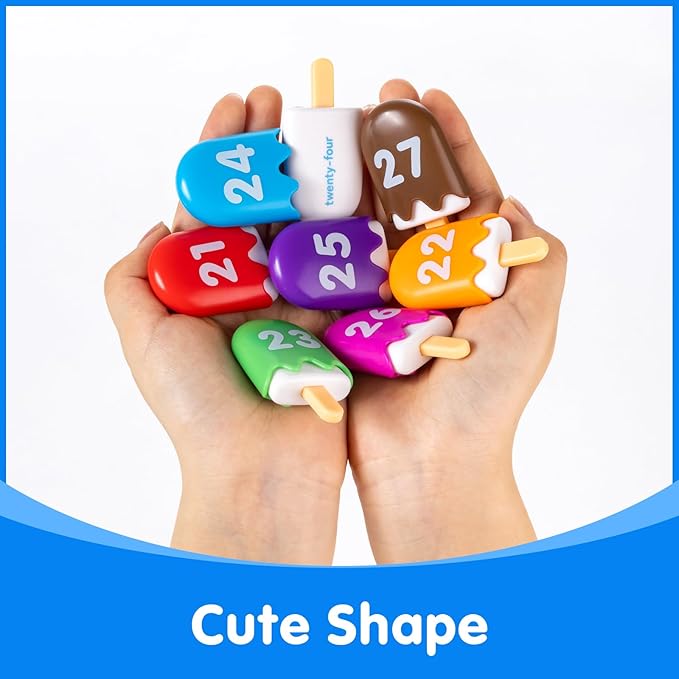 Mini Number Pops 21-30 — Number Learning Toys,Toddler Math & Classroom Must-Haves