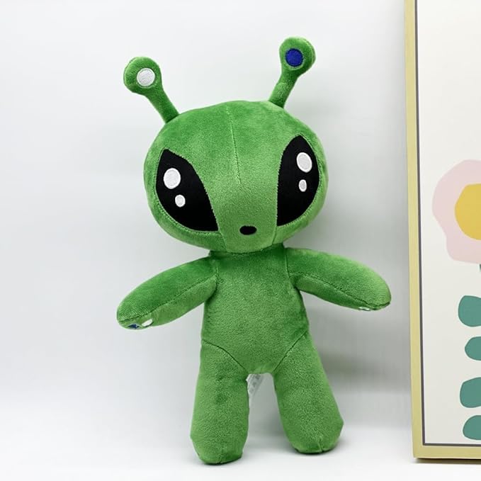 MAIPAI 13inch Green Alien Plush Toy,Soft Alien Plush Stuffed Animal Dolls, Cute Aliens Plushies Plush Figure Pillow for Kids Boys Girls and Fans Christmas,Birthdays
