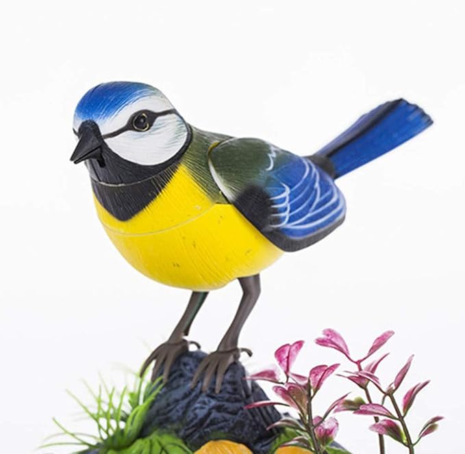 Talking Parrots Birds Electronic Pets,Singing Chirping Bird with Motion Sensor Activation Office Home Decoration Kids Toys Brithday Gifts