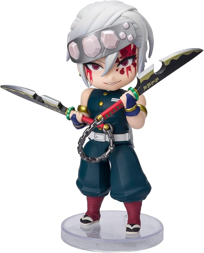 TAMASHII NATIONS - Demon Slayer: Kimetsu no Yaiba - Tengen Uzui Sound Breathing, Bandai Spirits Figuarts mini Action Figure