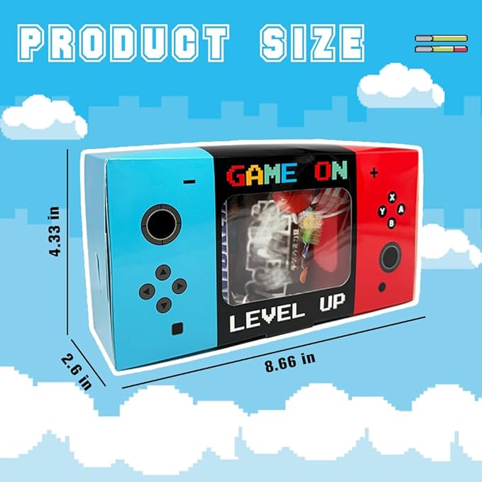 Shescrzionu Video Game Party Favors Boxes 12 PCS-Perfect Gamer Party Favors,Party Favor Boxes with Window,Game On Birthday Decorations Video Game Birthday Decorations,Game Bags,Video Game Gifts Aa01