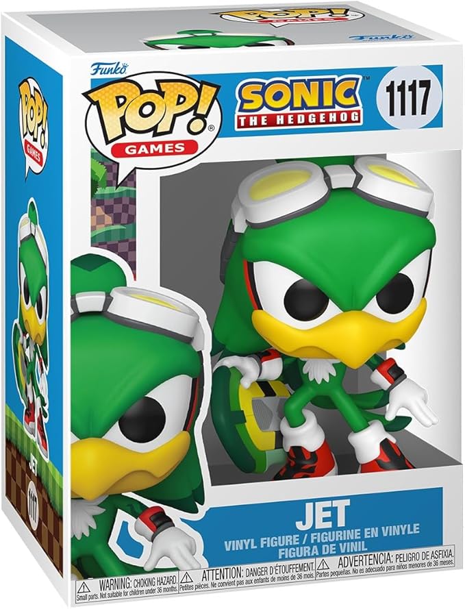Funko Pop! Games: Sonic The Hedgehog - Jet - Jet The Hawk - Collectable Vinyl Figure - Gift Idea - Official Merchandise - Toys for Kids & Adults - Video Games Fans