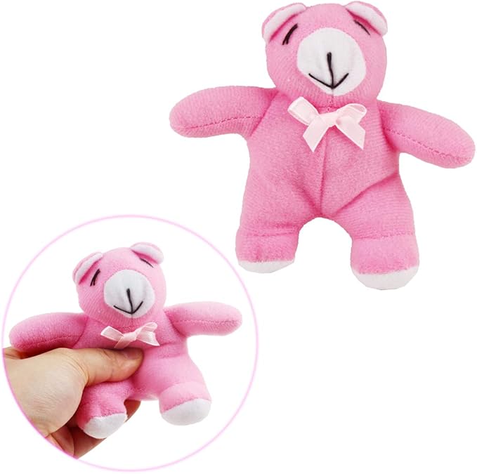 deAO 40 Piece Baby Doll Accessories Bag with Baby Feeding Accessories, Clothes, Doll Bear, Bath Toys, Soother Dummy and Much More - Great Nurturing Pretend Toy for Kids