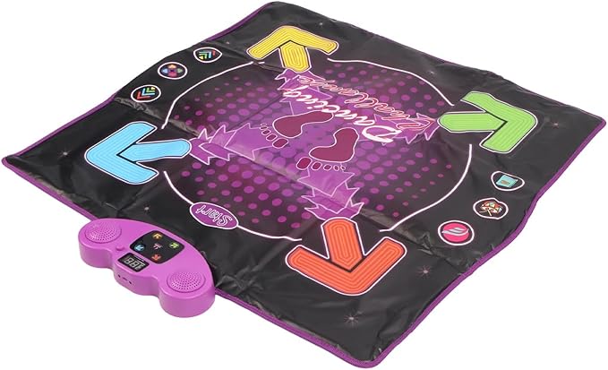 Semme Dance Mat with 4 Interactive Games Singing Microphone Fun Electronic Dance Pad for Kids 3+ Ideal Active Play
