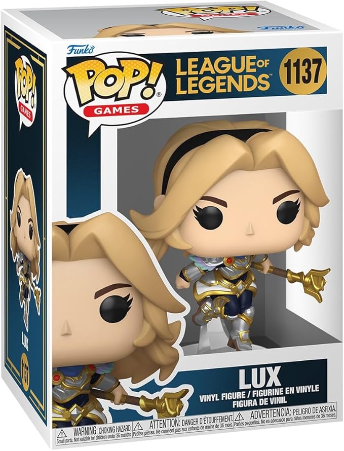 Funko Pop! Games: League of Legends - Lux - Collectable Vinyl Figure - Gift Idea - Official Merchandise - Toys for Kids & Adults - Video Game Fans - Model Figure for Collectors and Display