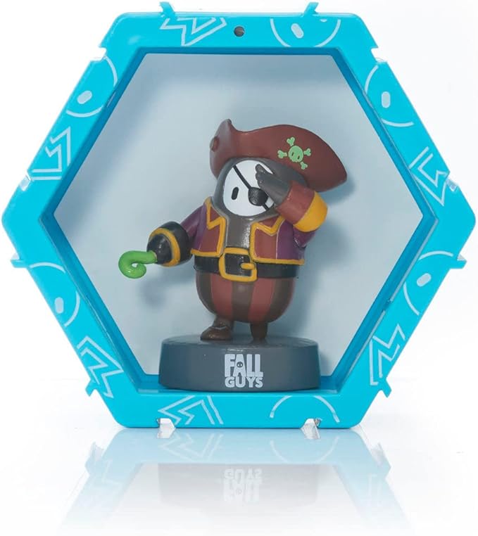 Wow! PODS Fall Guys: Ultimate Knockout - Ecto Pirate Light-up Bobble-Head Figure | Official Merchandise, Collectibles, Toys and Gifts | for Fall Guys Fans