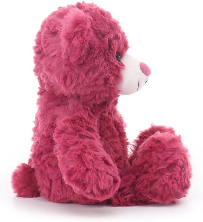 Apricot Lamb Berry Red Flower Bear Stuffed Animals for Kids, Soft Cute Plush Toys for Baby Girl and Boy, 7.9 Inches