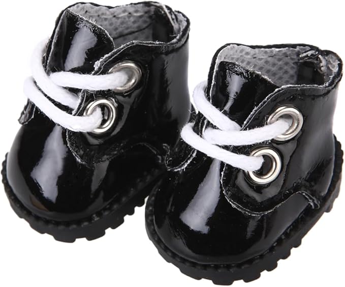 3 Pairs of Doll Shoes Suitable for 17cm Dolls, 3 Colors Suitable for Different Clothing Styles, 17cm Doll Accessories (Colors F)