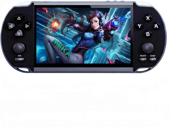 Multi-Function 5.1 Inch Video Game Console Built-in 4000 Retro Games Portable Handheld Support Arcade MAME Multiple Emulator Games Archiveable MP3/4 E-Book Men/Kids