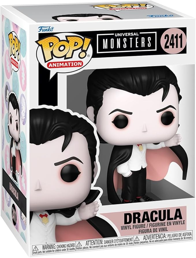 Funko Pop! Movies: Universal Monsters - Dracula - Collectable Vinyl Figure - Gift Idea - Official Merchandise - Toys for Kids & Adults - Horror Fans - Model Figure for Collectors