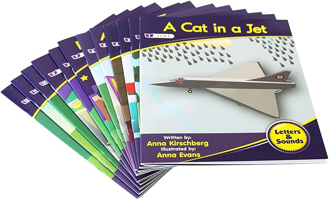 Junior Learning Phonics Readers Fiction Learning Set 5.51" x 6.69"