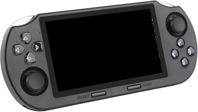 Handheld Video Game Console, 2GB RAM 64GB Memory 4.5 Inch 854x480 Screen 14 Emulators, Dual Rocker, Key Mapping, 2 Player Function, 5-7 Hours Battery Life