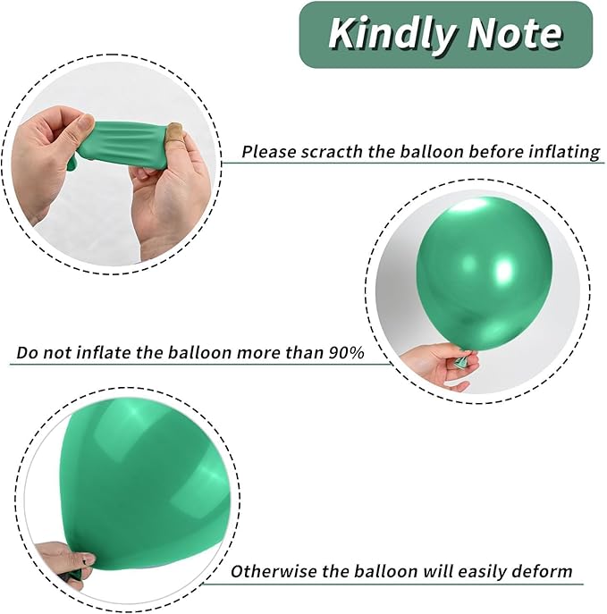 Sage Green Pink Balloons, 12 Inchs Retro Pink Green White Metallic Gold Balloons, Pastel Birthday Balloon for Girls' Birthdays Jungle Safari Baby Shower Wedding Party Decoration