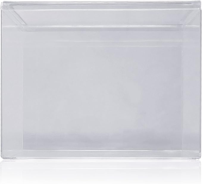 EcoTEK Protectors, 2-Pack Hard Protective Cases Fit 4" Display Figures – Crystal Clear Acrylic, Heavy-Duty and Acid-Free Storage Box and Display Case with Protective Film