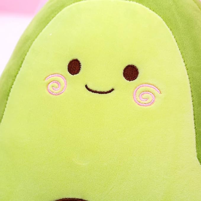 MMTTAO Stuffed Animal Avocado 15 Inch Plush Toy Cute Stuffies Kawaii Food Fruit Plushies Pillow Soft Funny Cuddle Plushie Collection Home Decor Hugging Plush Pillow Gift for Kids Boys Girls, 15Inches