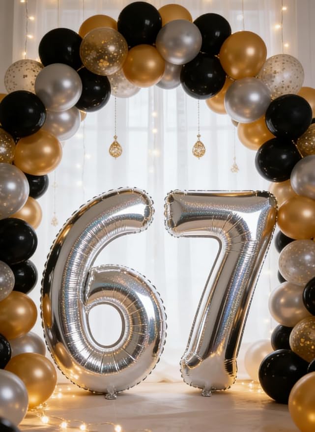 Laser Silver 8 Balloon, Number Balloons 40 Inch, 8th Birthday Decorations for Girls, Birthday Balloons, Laser Silver Party Supplies, Number 8 Balloon
