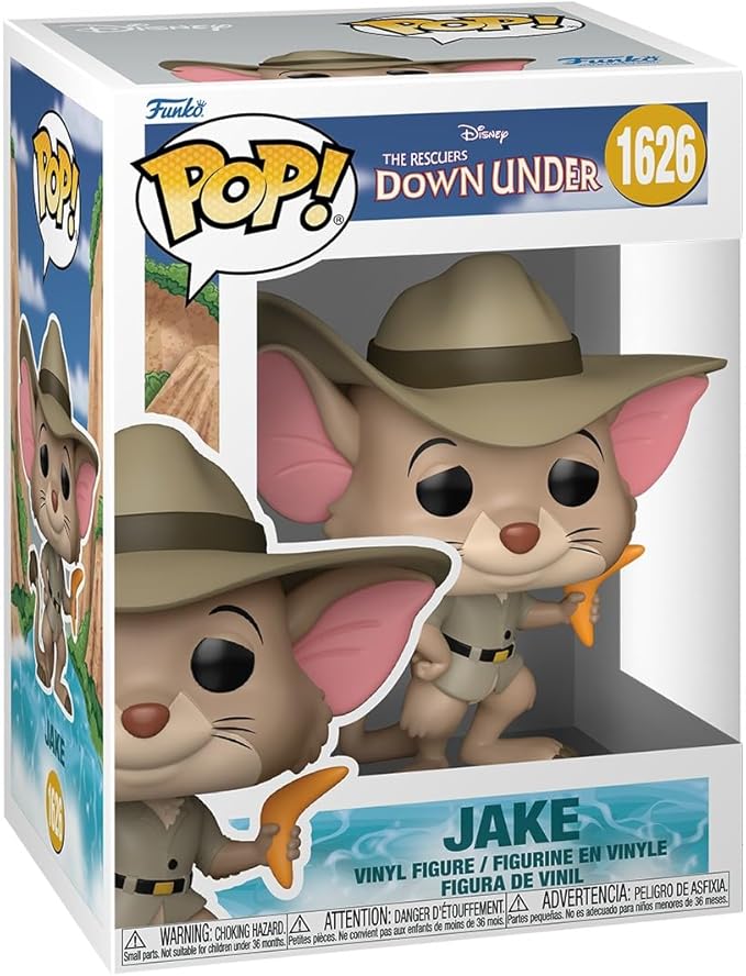 Funko Pop! Disney: The Rescuers Down Under - Jake - Collectable Vinyl Figure - Gift Idea - Official Merchandise - Toys for Kids & Adults - Movies Fans - Model Figure for Collectors and Display