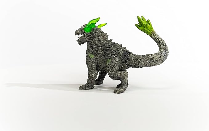Schleich Eldrador Creatures - 7" Stone Dragon Figurine - Fun Fantasy Animal Figure for Imaginative Play for Boys and Girls - Durable Rock Beast Toy - Cool Monster Toys for Kids Ages 7+ | 70149