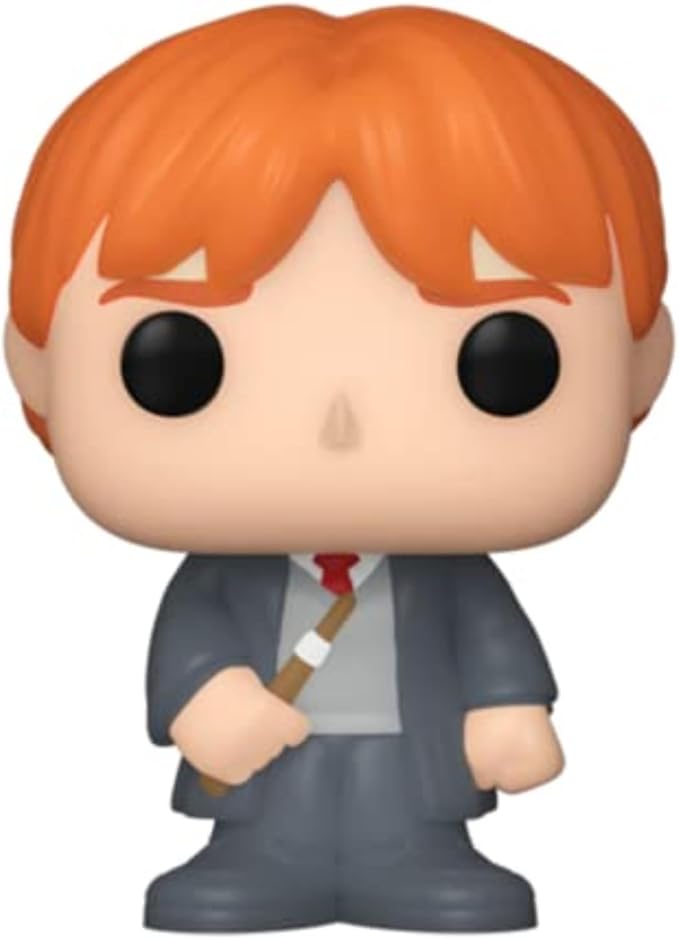 Funko Bitty POP! HP - Hermione in Robe, 4-Pack - Hermione Granger, Rubeus Hagrid, Ron Weasley and A Surprise Mystery Mini Figure - 0.9 Inch (2.2 Cm) - Harry Potter Collectable - Gift Idea
