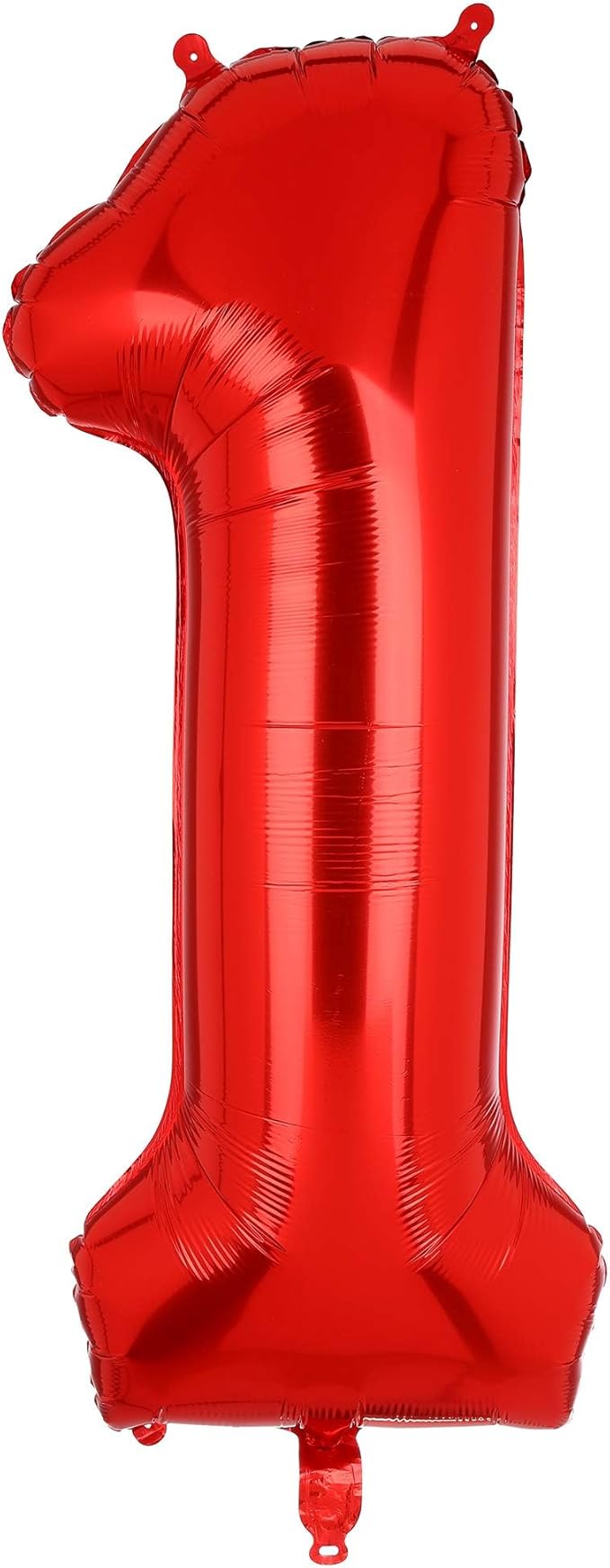 40 Inch 1 Red Number Balloons Mylar Foil Helium Digital Balloons Baby Shower 1st Birthday Party Decor Supplies