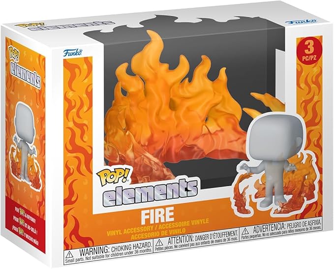 Funko Pop! Elements: Fire - Collectable Vinyl Figure - Gift Idea - Official Merchandise - Toys for Kids & Adults - Model Figure for Collectors