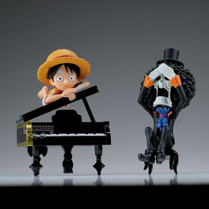Banpresto - One Piece - Log Stories - Monkey D. Luffy & Brook (That's Great! After All This TIME, He's Still…!) World Collectable Figure